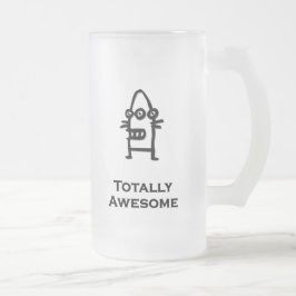 素晴らしい3つの目の馬蝿の幼虫全く フロストグラスビールジョッキ