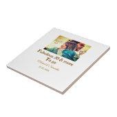 素晴らしい30年の記念日を追加の名前の写真日付 タイル (側面)