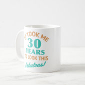 素晴らしい30歳の誕生日 コーヒーマグカップ (正面左)