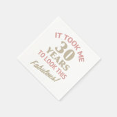 素晴らしい30歳の誕生日 スタンダードカクテルナプキン (角)