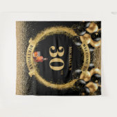 素晴らしい30thマン誕生日ウイスキー誕生日バナー タペストリー (正面(横))