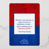 「素晴らしい4番目の願い」フラットフォイルカード 箔シーズンカード (裏面)