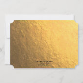 素晴らしい40のサプライズ誕生日パーティーの招待 招待状 (裏面)