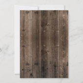 素晴らしい40日素朴花クイーン40歳の誕生日 招待状 (裏面)