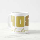 素晴らしい40歳の誕生日 コーヒーマグカップ (正面左)