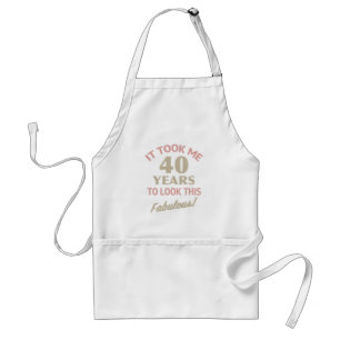 素晴らしい40歳の誕生日 スタンダードエプロン