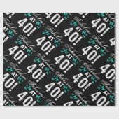 素晴らしい40歳の誕生日 ラッピングペーパー (フラット)