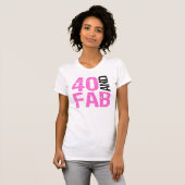 素晴らしい40歳の誕生日 Tシャツ (正面フル)