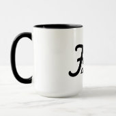 素晴らしい50およびすばらしいコーヒー・マグ マグカップ (左)