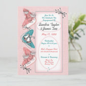 素晴らしい50のヴィンテージ婚約パーティ 招待状 (スタンド正面)