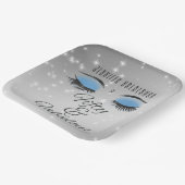 素晴らしい50ブラックブルーグラムアイズ紙プレート ペーパープレート (傾斜あり)