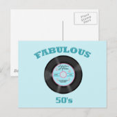 素晴らしい50年代 ポストカード (正面/裏面)