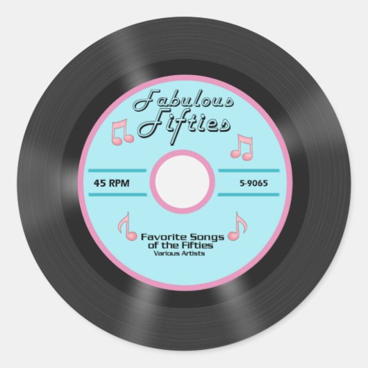 素晴らしい50年代 ラウンドシール (正面)