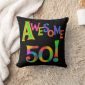 素晴らしい50枚の誕生日のTシャツおよびギフト クッション (ブランケット)