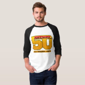 素晴らしい50歳の誕生日おめでとう Tシャツ (正面フル)