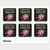 素晴らしい50番目のパーソナライズされたデザイン スクエアシール (シート)