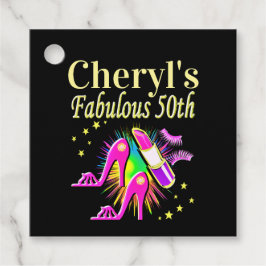 素晴らしい50番目のパーソナライズされたデザイン フェイバータグ