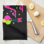 素晴らしい50番目のファッションシュークイーンデザイン キッチンタオル (四つ折り)