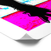 素晴らしい50番目の誕生日ファッションクイーンデザイン ポスター (角)