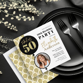 素晴らしい50番目の誕生日金ゴールド