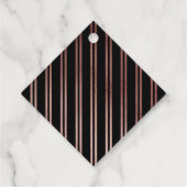 素晴らしい50番目 |モダンエレガントバラ金ゴールド誕生日 フェイバータグ (裏面)