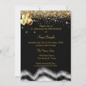 素晴らしい50誕生日仮装パーティー 招待状 (裏面)