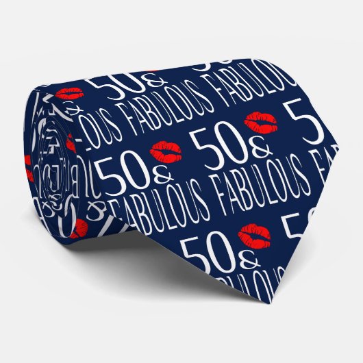 素晴らしい50赤い唇 ネクタイ (ロール)