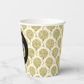 素晴らしい50金ゴールド誕生日 紙コップ (裏面)