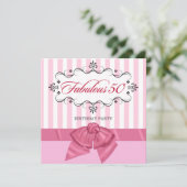 素晴らしい50 -カスタムバースデーパーティ招待状 招待状 (スタンド正面)