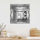 素晴らしい50 Divaアールデコ誕生日バナーポスター ポスター (キッチン)