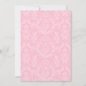 素晴らしい50sプードルスカート誕生日招待状 招待状 (裏面)