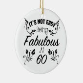 素晴らしい60誕生日 セラミックオーナメント (右)