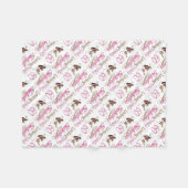 素晴らしい60誕生日 フリースブランケット (正面(横))