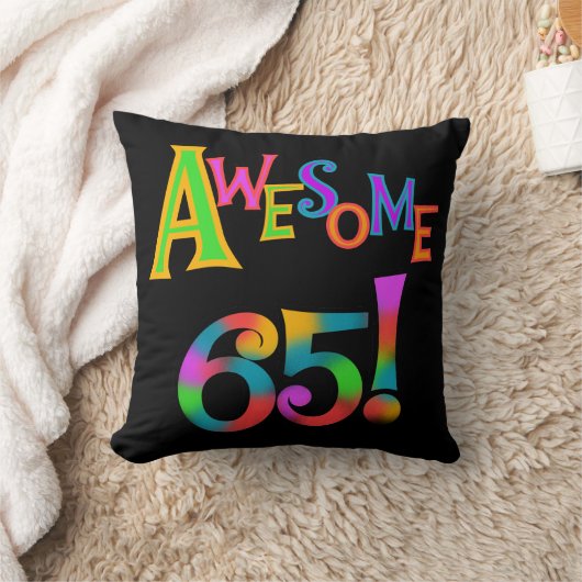 素晴らしい65枚の誕生日のTシャツおよびギフト クッション (ブランケット)