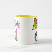 素晴らしい65枚の誕生日のTシャツおよびギフト ツートーンマグカップ (中央)