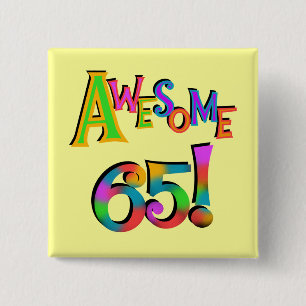 素晴らしい65枚の誕生日のTシャツおよびギフト 缶バッジ