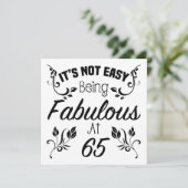 素晴らしい65誕生日 カード (スタンド正面)
