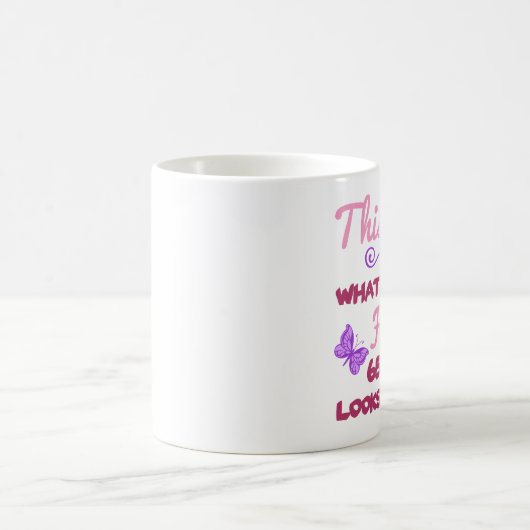 素晴らしい65誕生日 コーヒーマグカップ (中央)