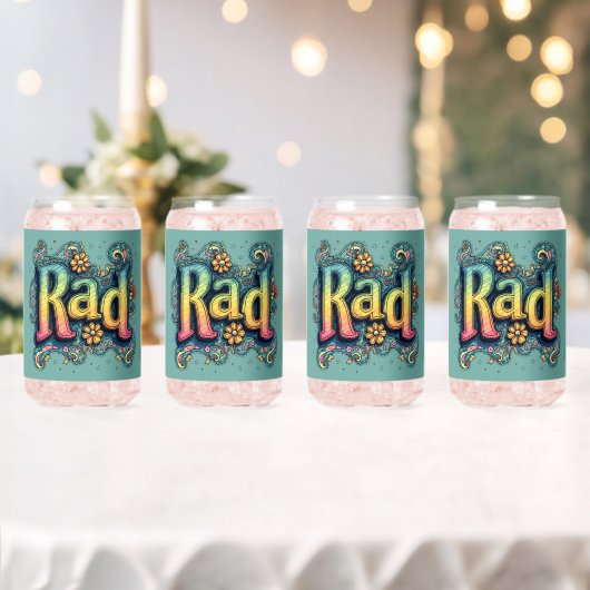 素晴らしい70s Groovyエステサイケデリックティック ガラス缶 (インサイチュ (ウェディング))