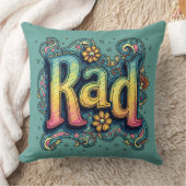 素晴らしい70s Groovyエステサイケデリックティック クッション (ブランケット)