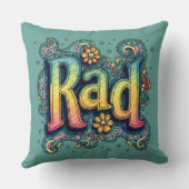 素晴らしい70s Groovyエステサイケデリックティック クッション (裏面)