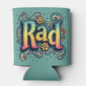 素晴らしい70s Groovyエステサイケデリックティック 缶クーラー (裏面)