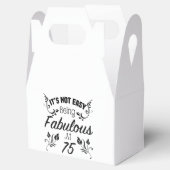 素晴らしい75誕生日 フェイバーボックス (オープン)