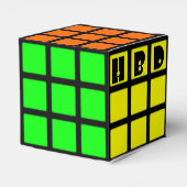 素晴らしい80のレトロカラフルパーティーキューブ フェイバーボックス (裏面サイド)