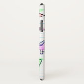 素晴らしい80年代のぬり絵帳パターン Case-Mate iPhoneケース (裏面/右)