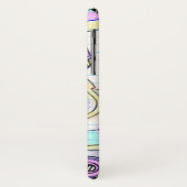 素晴らしい80年代のぬり絵帳パターン Case-Mate iPhoneケース (裏面/左)