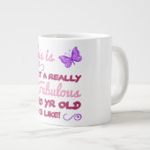 素晴らしい90誕生日 ジャンボコーヒーマグカップ (正面右)