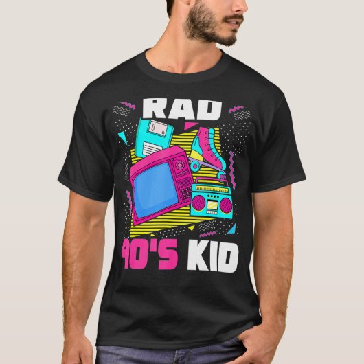 素晴らしい90sキッド1990s美学ノスタルジア90sベビー tシャツ (正面)