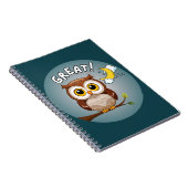 素晴らしい！, ふくろう  ノートブック (右側)