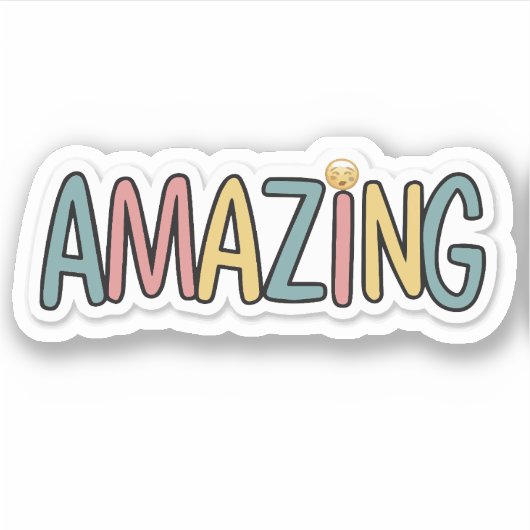 素晴らしい シール (正面)